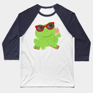 Frog with an ice cream Baseball T-Shirt